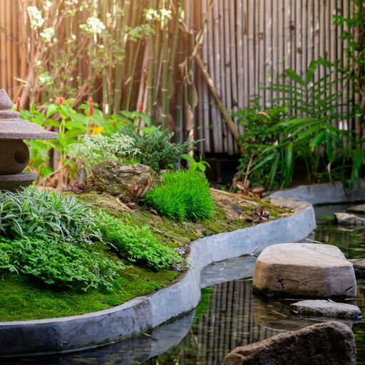 Japandi-tyylinen puutarha – rauhaa, harmoniaa ja helppohoitoista minimalismia