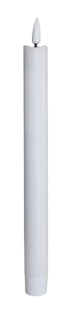 Kruunukynttilät LED ajastimella, Korkeus 24.5 cm, Valkoinen