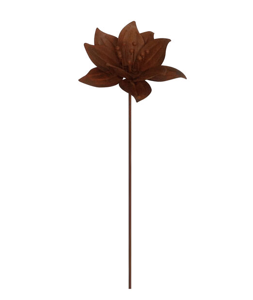 Kukka-koristetikku, Korkeus 70 cm, Ruoste